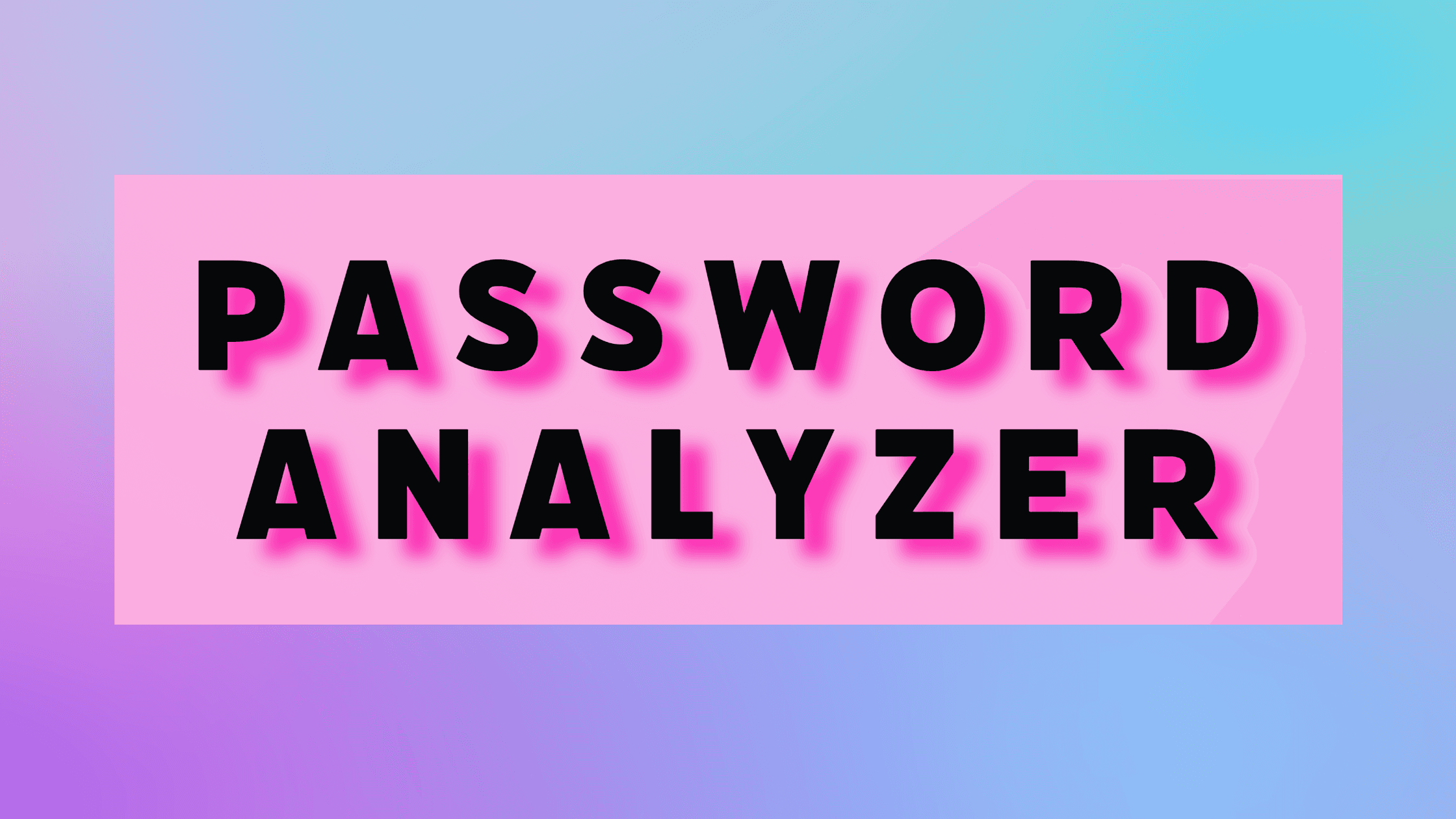 Password Analyzer